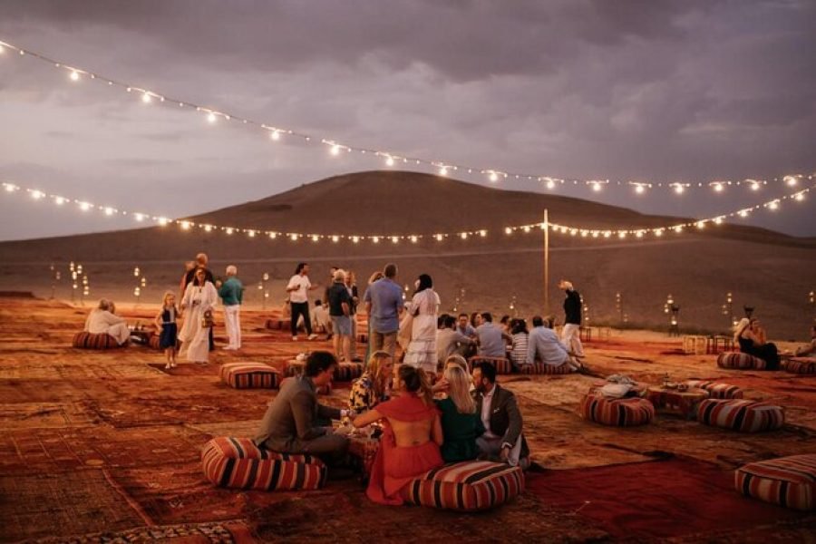 From Marrakesh: Agafay Desert Night