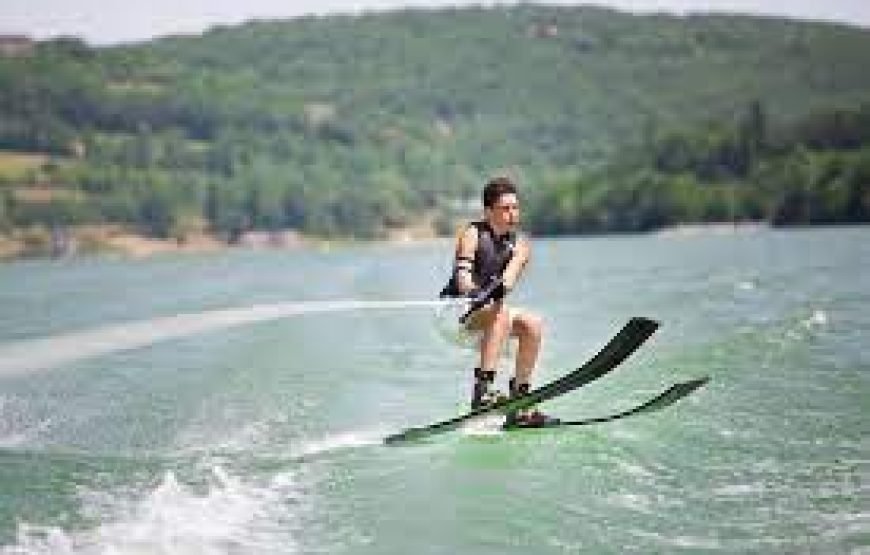 Jet ski in Lalla Takerkoust Dam